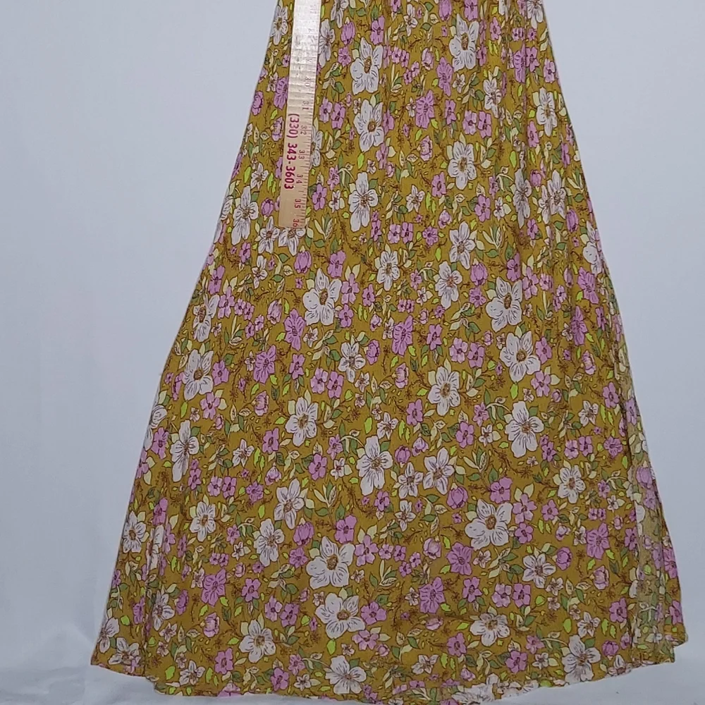 Intimately Free People Slip Dress Medium All I Wanted‎ Maxi Floral Empire Slit